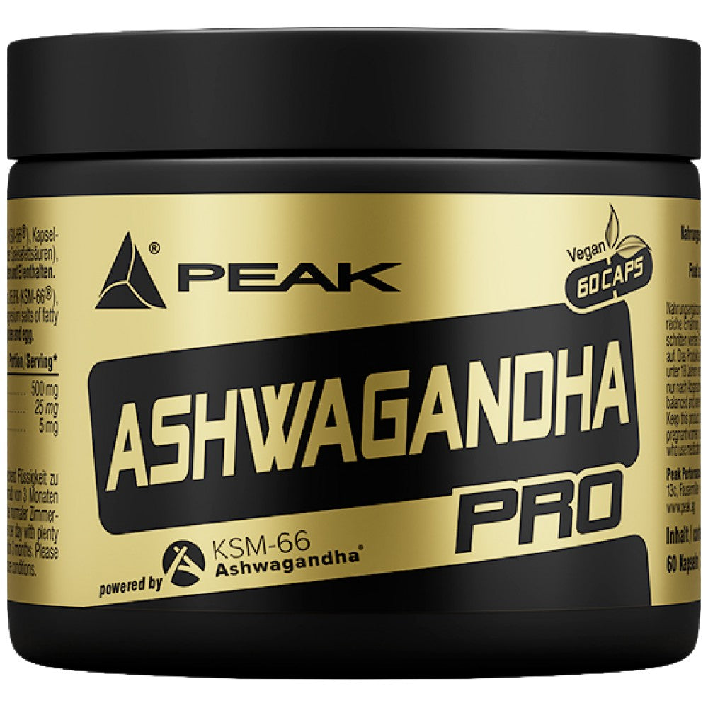Ashwagandha Pro KSM -66 500 mg - 60 Kapseln
