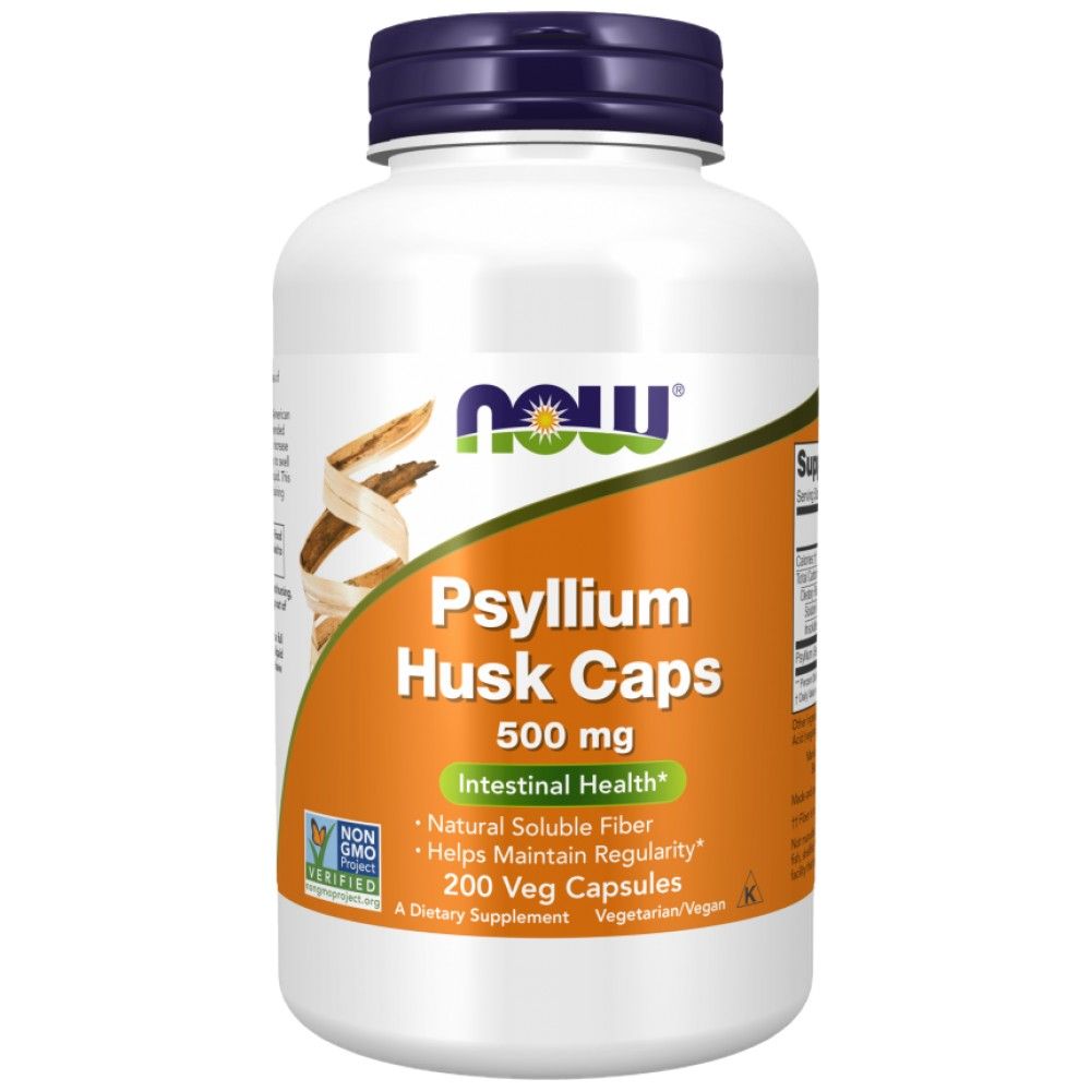 Psyllium -Schalenkappen 500 mg - 200 Kapseln