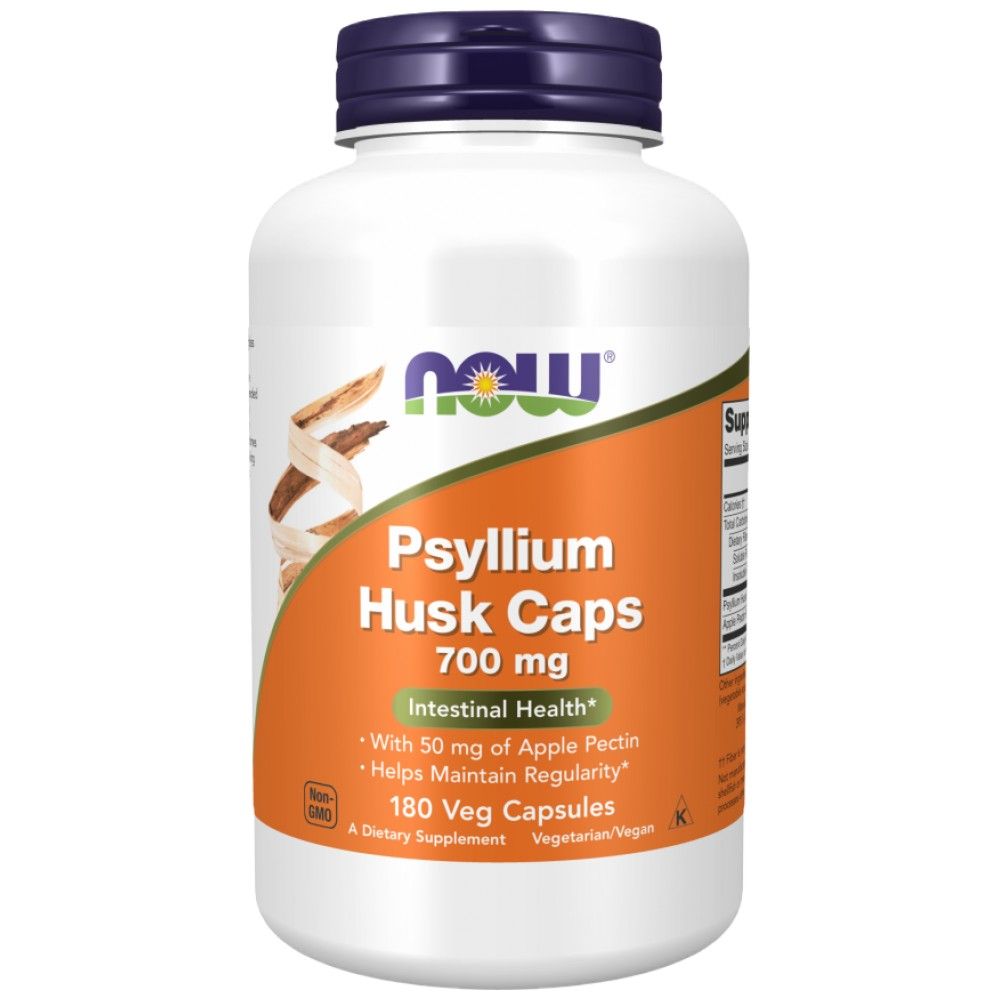 Psyllium Husk 700 mg | mit Apfelpektin - 360 Kapseln