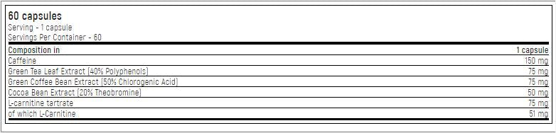 Goldlinie / Lipo 9 - Thermogener Fettbrenner - 60 Kapseln