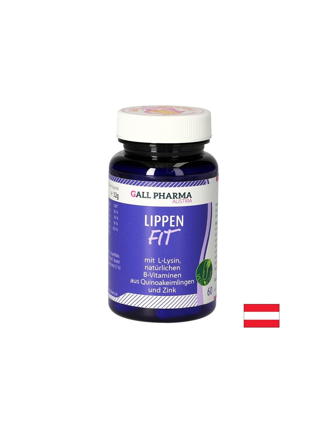 Immunität – Vitamine B-Komplex + Zink und L-Lysin, 60 Kapseln