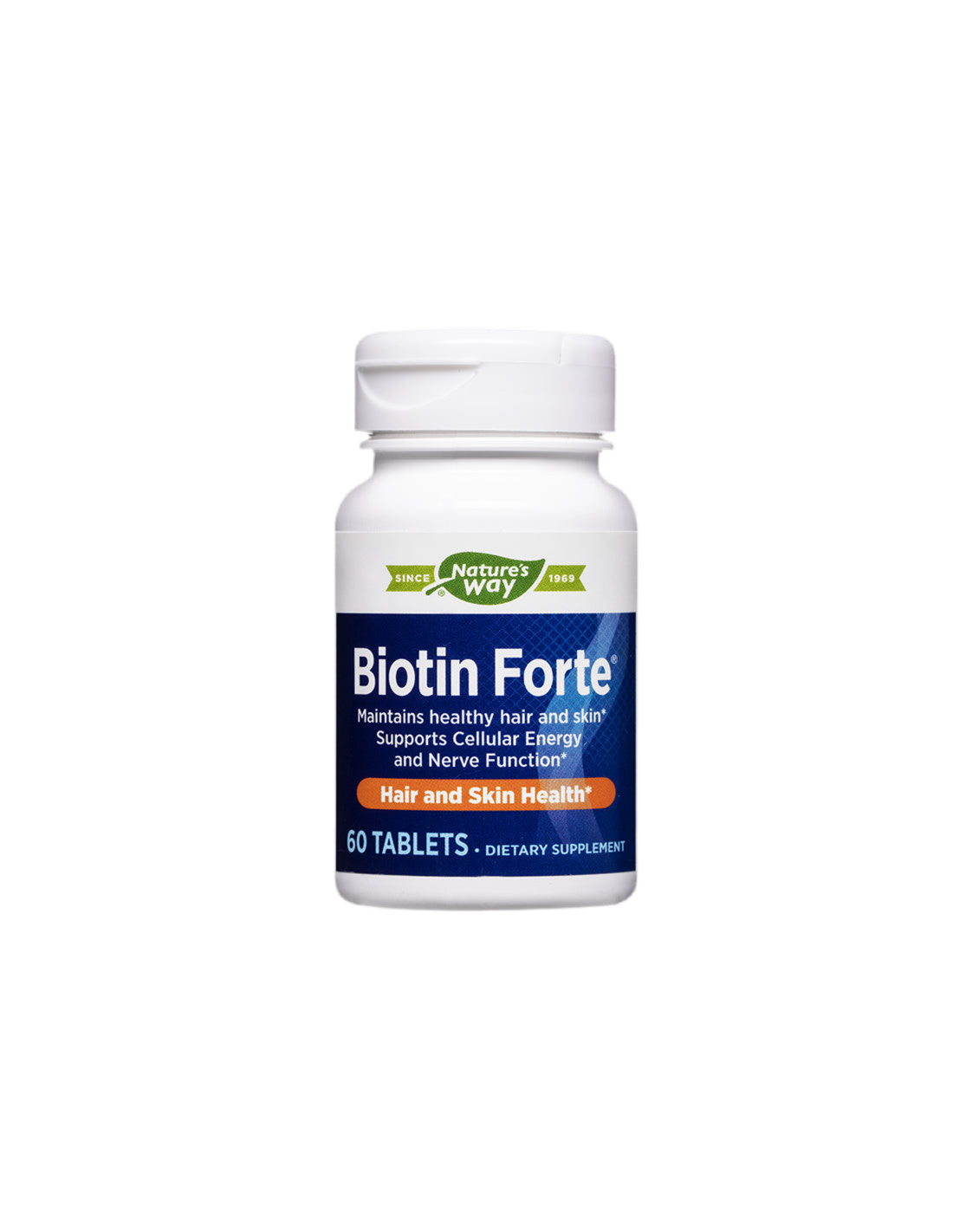 Biotin forte – Haare, Haut und Nägel – Formel mit Vitaminen, 60 Tabletten