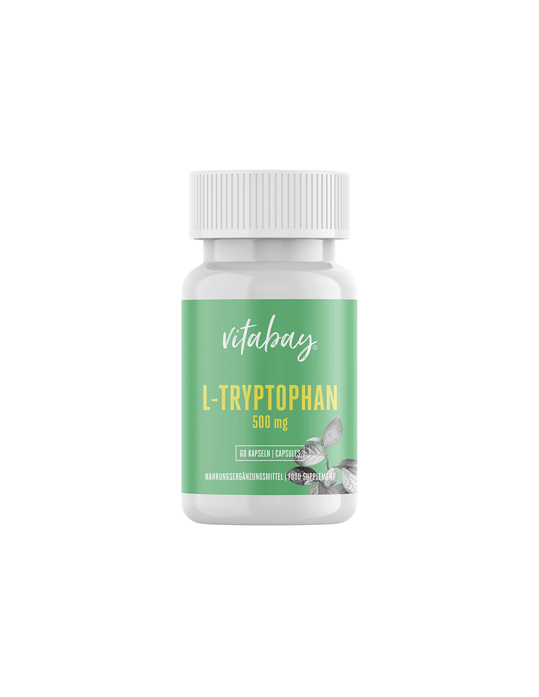Stress und Schlaflosigkeit – L-Tryptophan, 60 Kapseln
