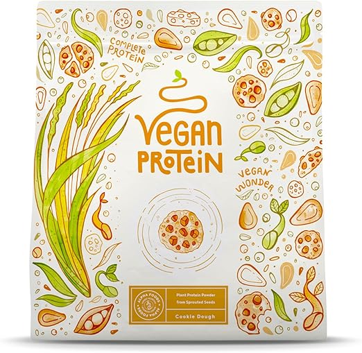 Veganes Protein (Keks) + Bromelain – 600 g
