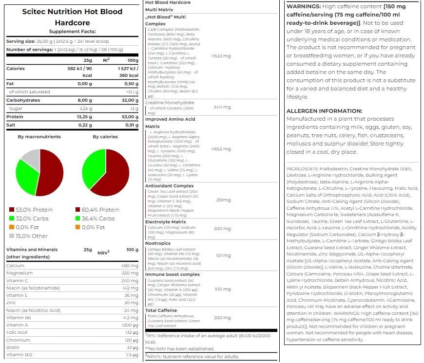 Heißes Blut Hardcore 0,375 kg