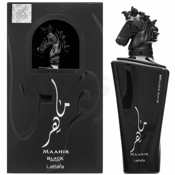 <tc>LATTAFA</tc> MAAHIR BLACK EDP SPRAY 100ML