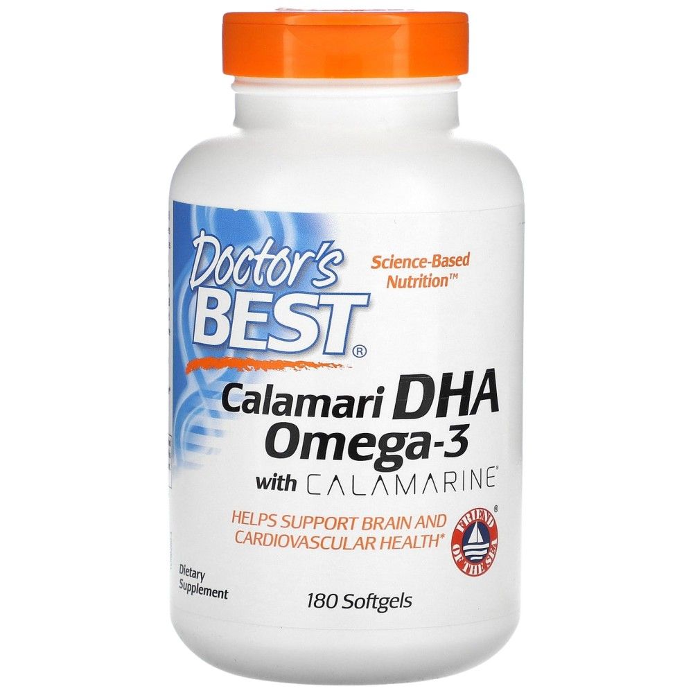 BEST DHA 500 mg / from Calamari - 60 Gel capsules - Nutra Best Europe