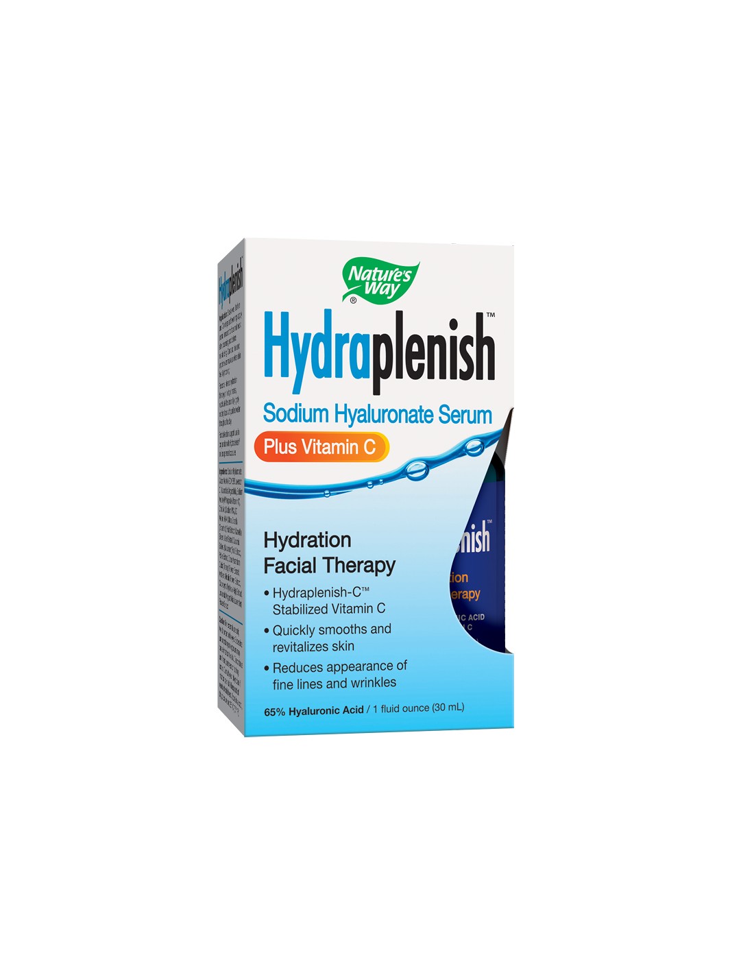 Hydraplenish™ Serum + Vitamin C (65 % Hyaluronsäure) – Hydraplenish™ Natriumhyaluronat-Serum mit Vitamin C, 30 ml