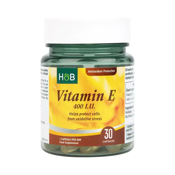 Vitamin E (Vitamin E) 400 IU 30 capsules HOLLAND & BARRETT - Nutra Best Europe