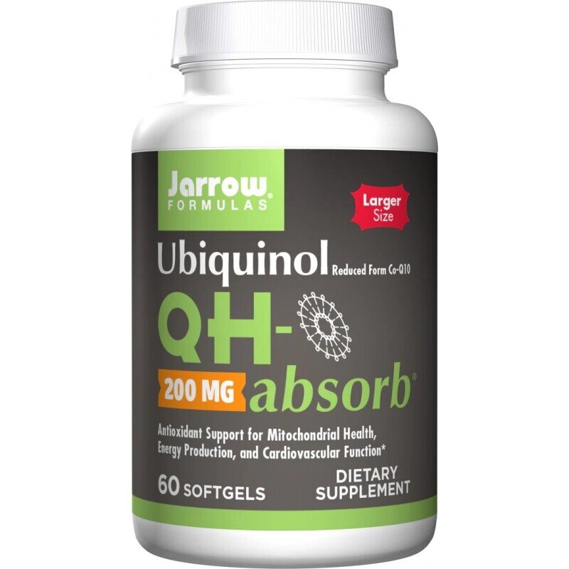 Ubiquinol QH-Absorb 200 mg - 60 Gel capsules - Nutra Best Europe