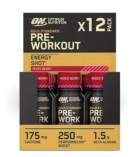 Gold Standard Pre-Training Shot Box / 12 x 60 ml