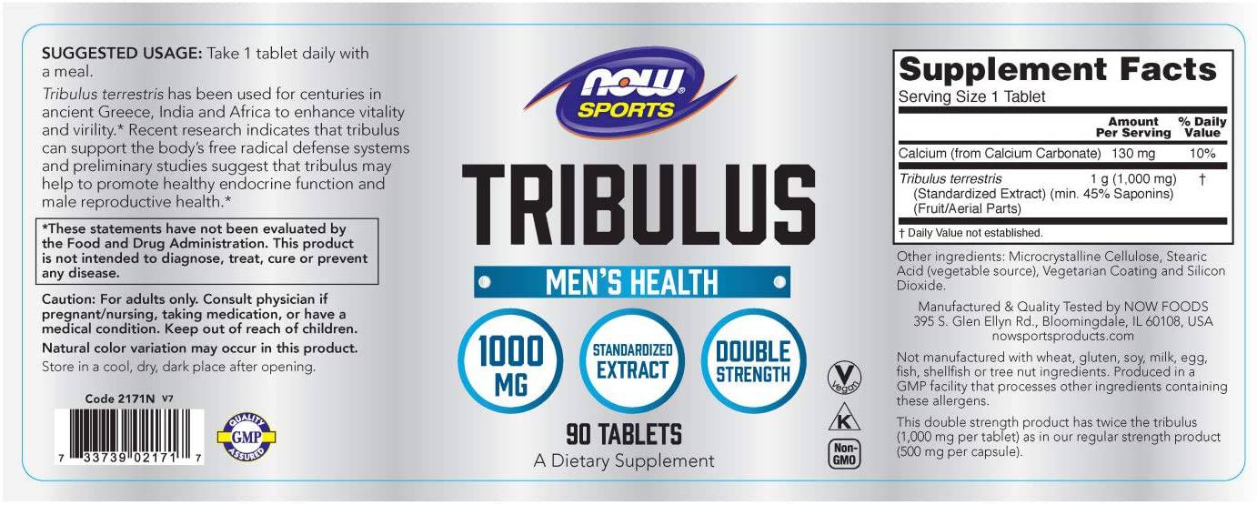 Tribulus 1000 mg - 90 Tabletten