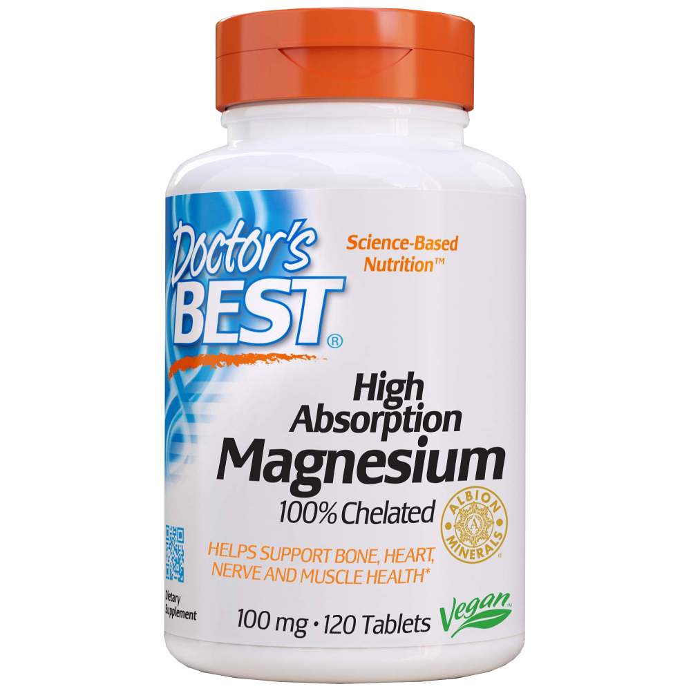 Beste hohe Absorption 100% Chelat -Magnesium - 120 Tabletten