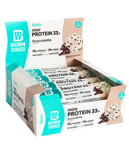 Keto 33% hoher Proteinbalken - 12 x 60 Gramm