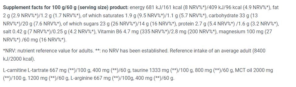 Energiegel Pro / 60 g