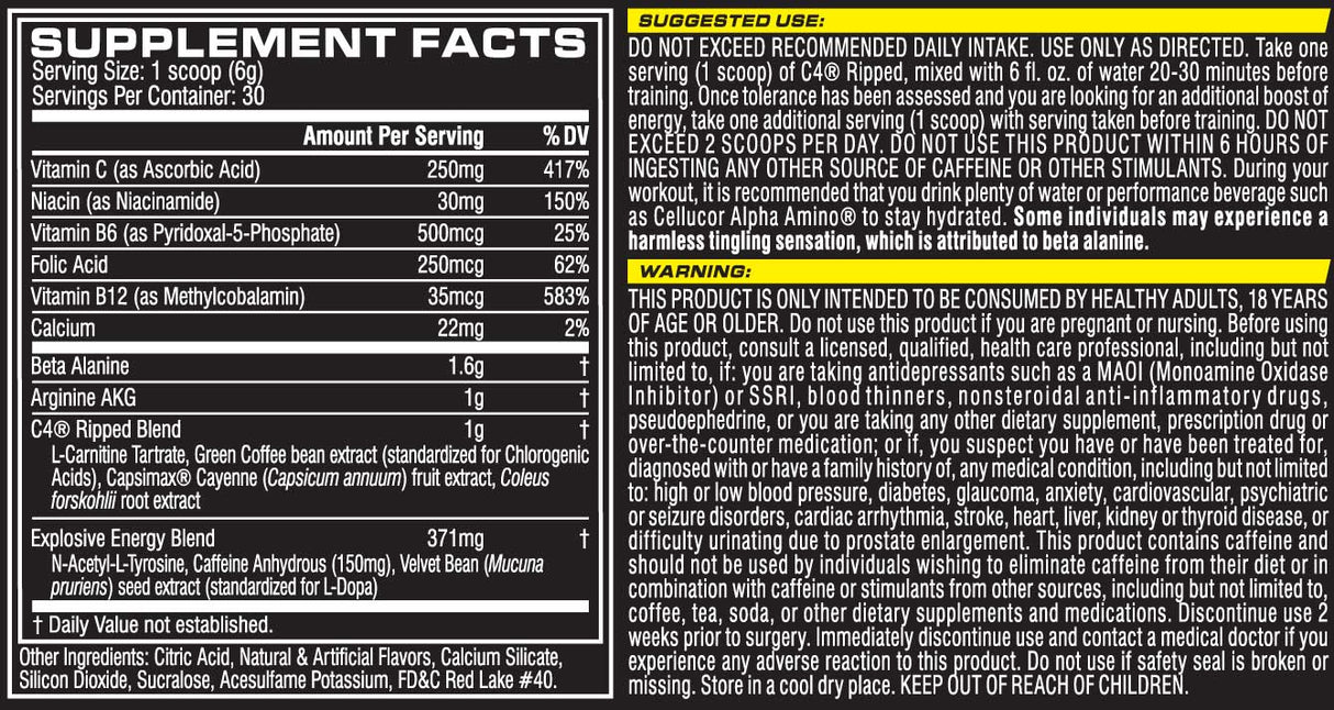 C4 gerissen - 180 Gramm
