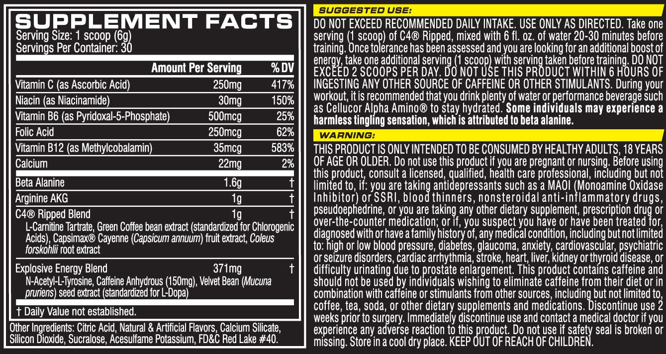 C4 gerissen - 180 Gramm