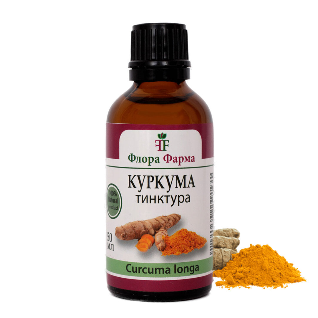 Kurkuma 750 mg – Tinktur 50 ml FLORA FARMS
