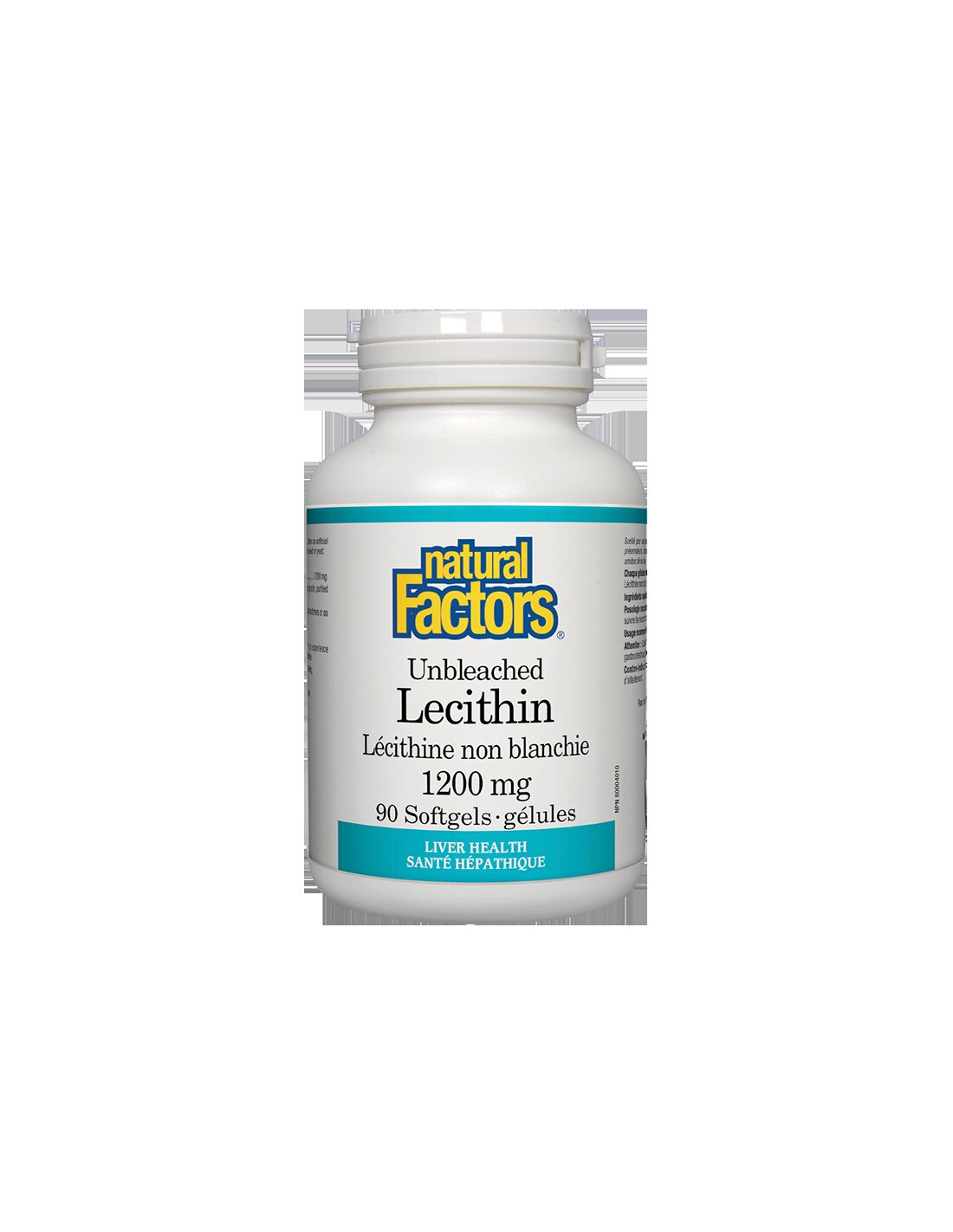 Unbleached Lecithin 1200 mg - 90 Гел капсули - Feel You