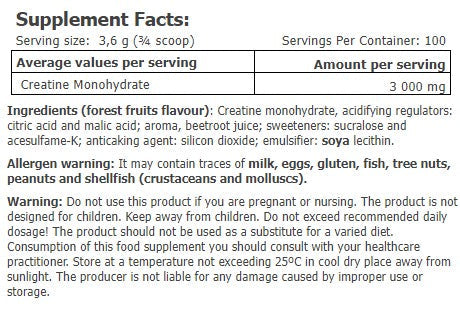 Kreatinmonohydratgetränk 0,360 kg