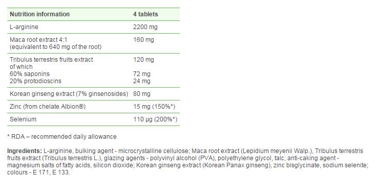 Erekton MAX - 8 Tabletten