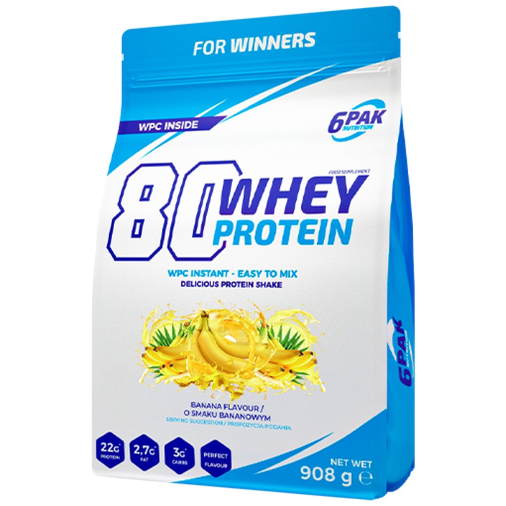 80 Molkenprotein | WPC Instant – 908 Gramm