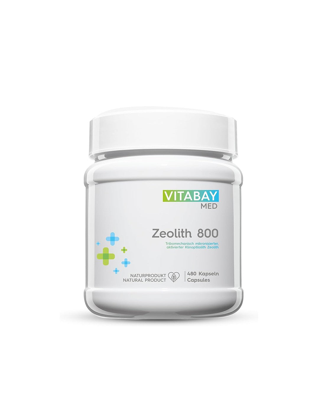 Entgiftung und starke Immunität – Zeolith, 800 mg x 480 Kapseln