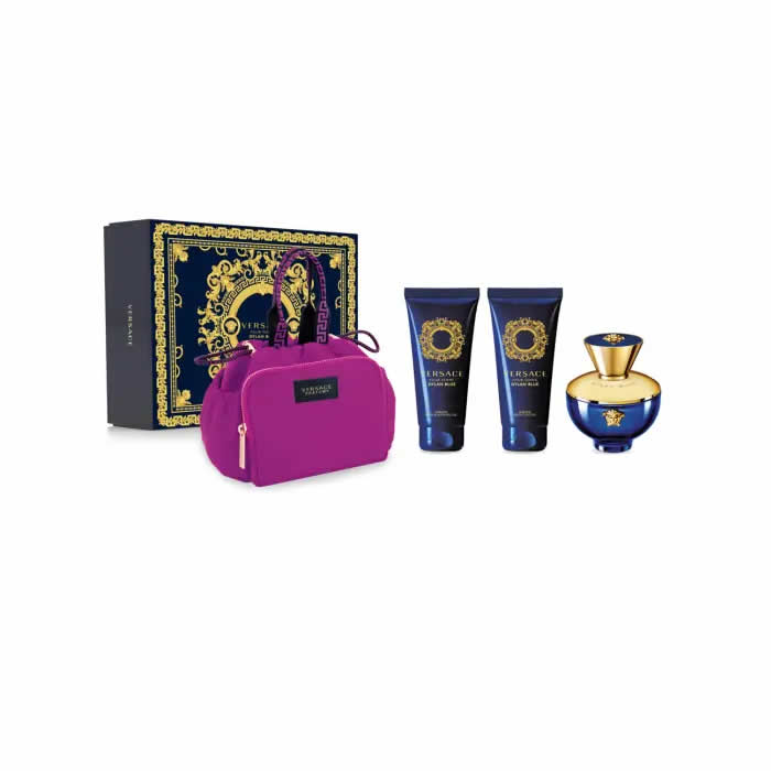 <tc>VERSACE</tc> Dylan Blue Pour Femme Eau de Parfum Spray 100 ml Set 4 Stück