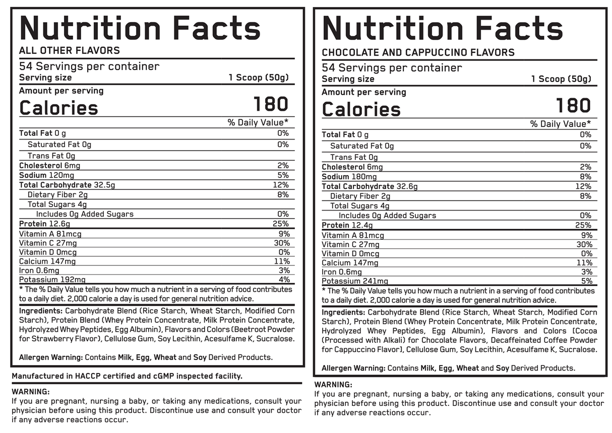Massenbuild Gainer / Bag - 2,72 kg