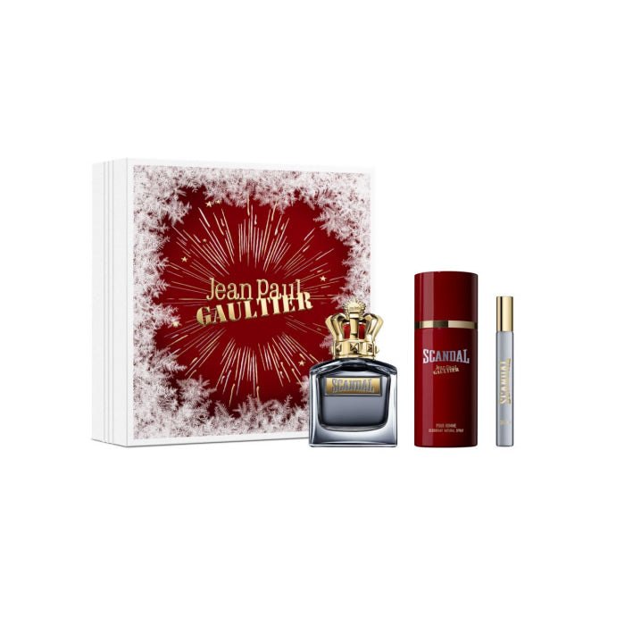 <tc>JEAN PAUL GAULTIER</tc> Scandal Pour Homme Eau de Toilette Spray 100 ml Set 3 Stück Weihnachten 2023