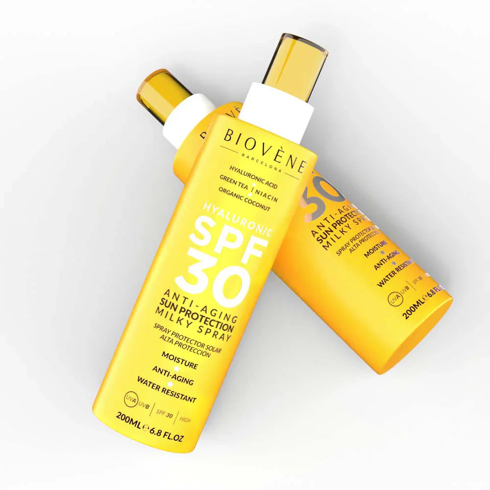 Sonnenschutz für Gesicht und Körper -SPF 30 mit Anti -Aging -Hyaluronsäure - 200 ml