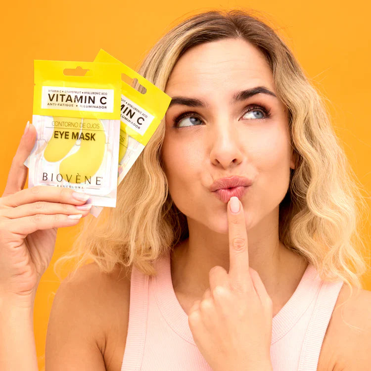 Vitamin -C -Augenmaske mit Grapefruit und Hyaluronsäure für ein frisches 1 -Paar -Paar