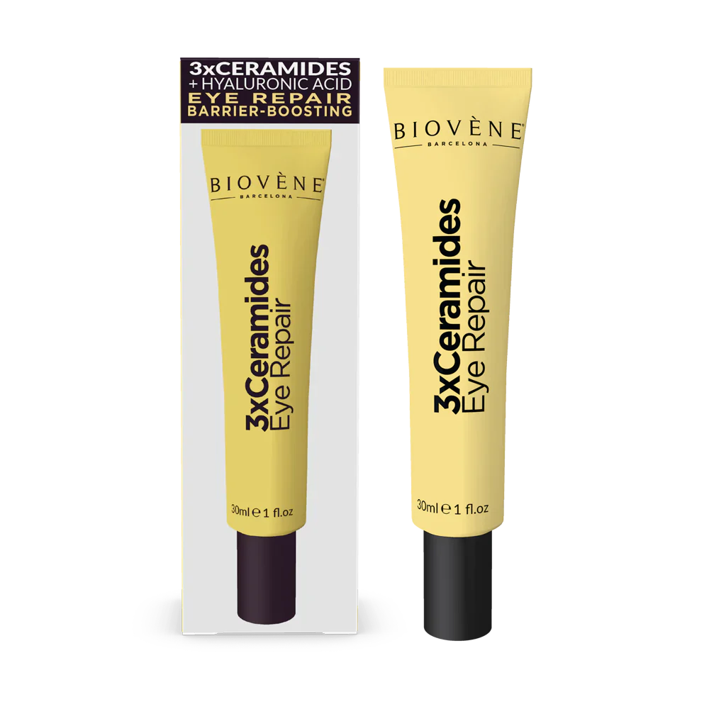 3x Augencreme mit Keramiden zur Restaurierung und Ernährung - 30 ml