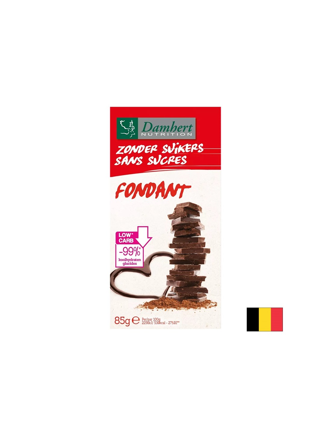 Dunkle Schokolade (zuckerfrei), Low Carb, 85 g
