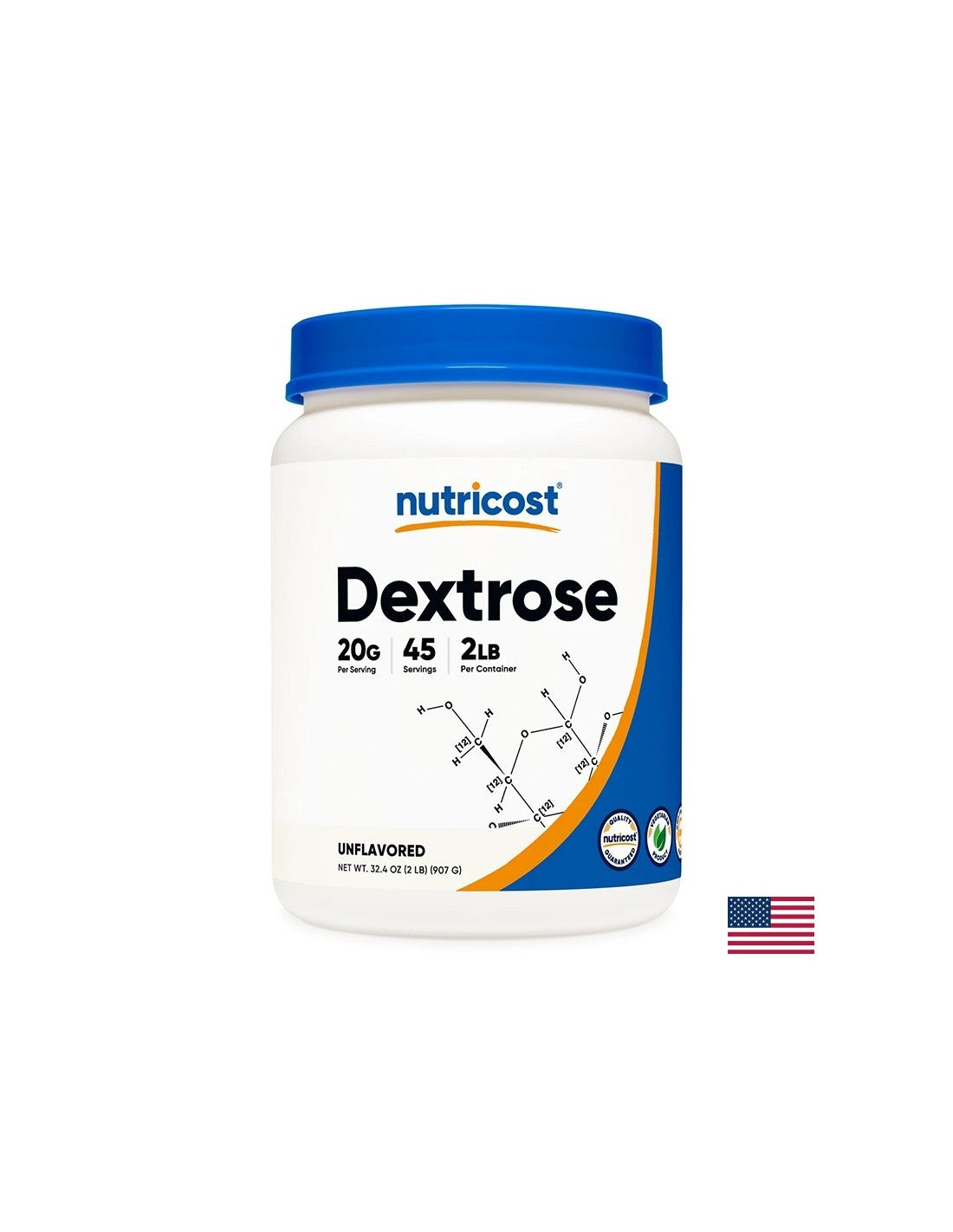 Energie und Ton – Dextrose, 900 g, Pulver