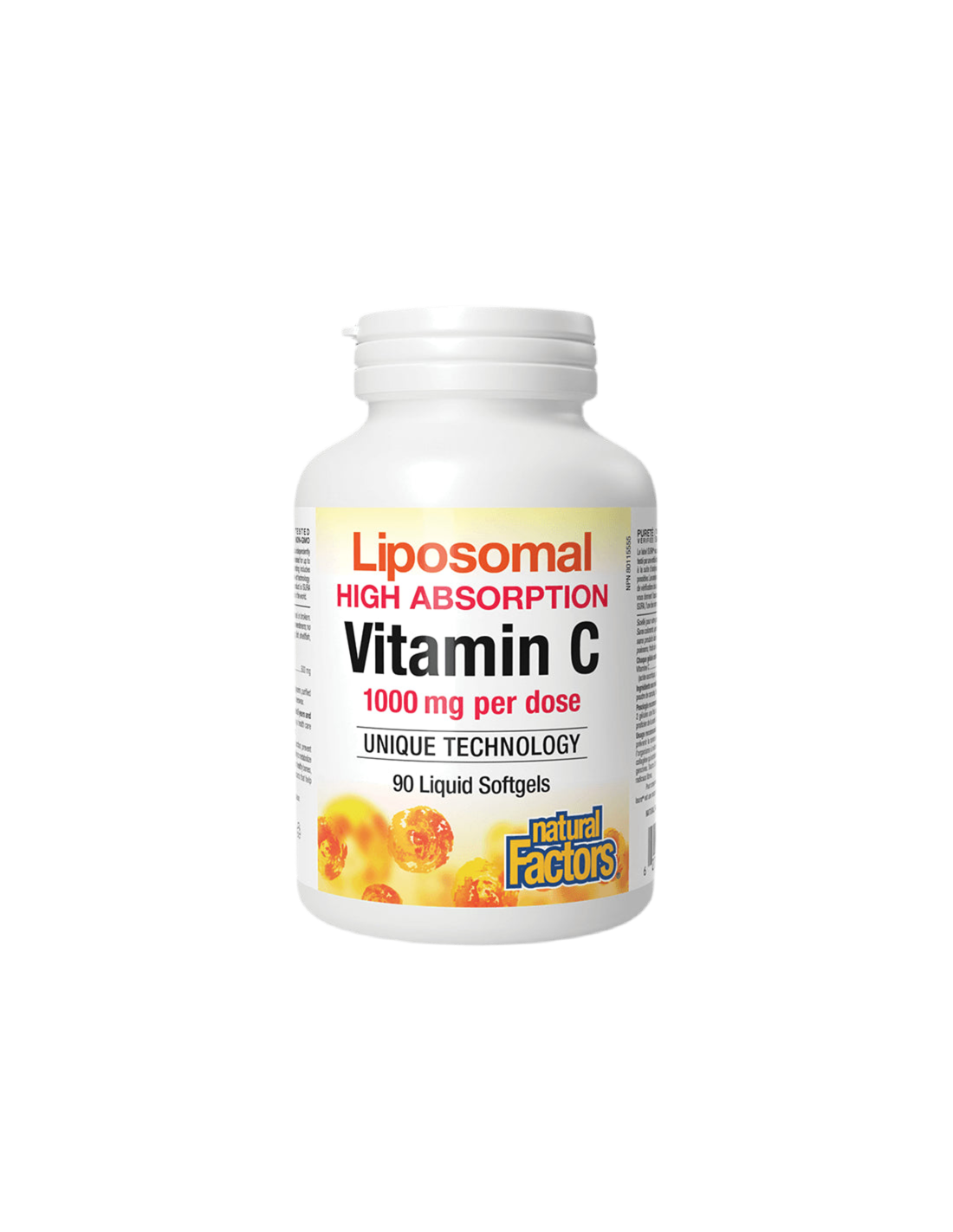 Vitamin C 500 mg | Liposomale hohe Absoprion - 90 Gelkapseln