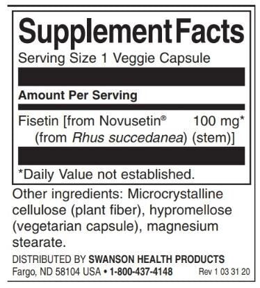 Fisetin Novusetin 100 mg - 30 Kapseln