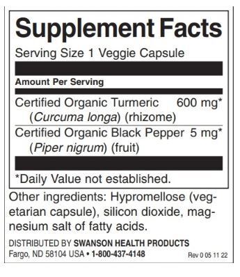 Turmeric & Black Pepper - 90 капсули - Feel You