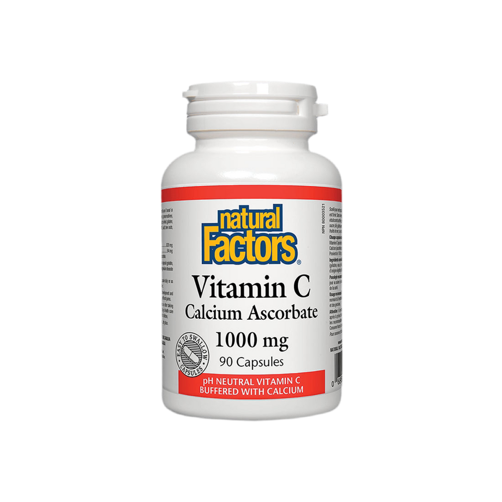 Vitamin C 1000 mg | Calcium -Ascorbatkappen - 90 Kapseln
