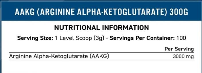 AAKG-Pulver 3000 mg – 300 Gramm