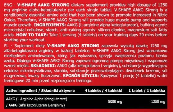 AAKG Strong 1250 mg - 150 Tabletten