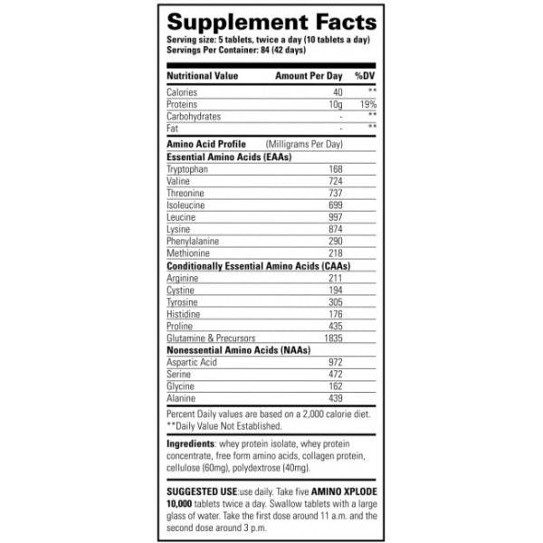 AMINO XPLODE 10.000 - 420 Tabletten