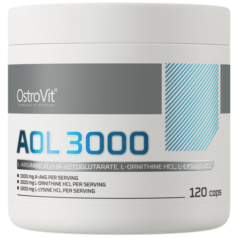AOL 3000 mg/Arginin Ornithin Lysin 120 Kapseln