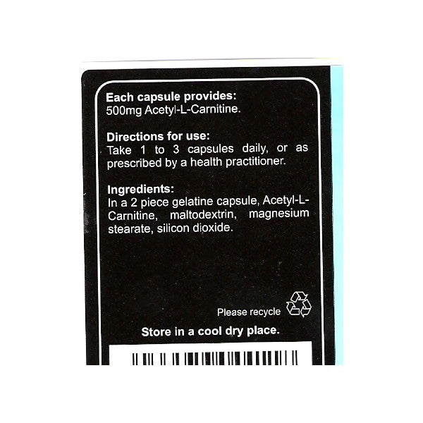 Acetyl-L-Carnitin 500 mg – 90 Kapseln