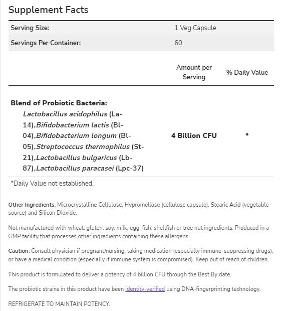 Acidophilus 4x6 - 120 Kapseln