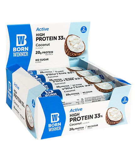 Aktiver 33 % hoher Proteinriegel – 12 x 60 Gramm