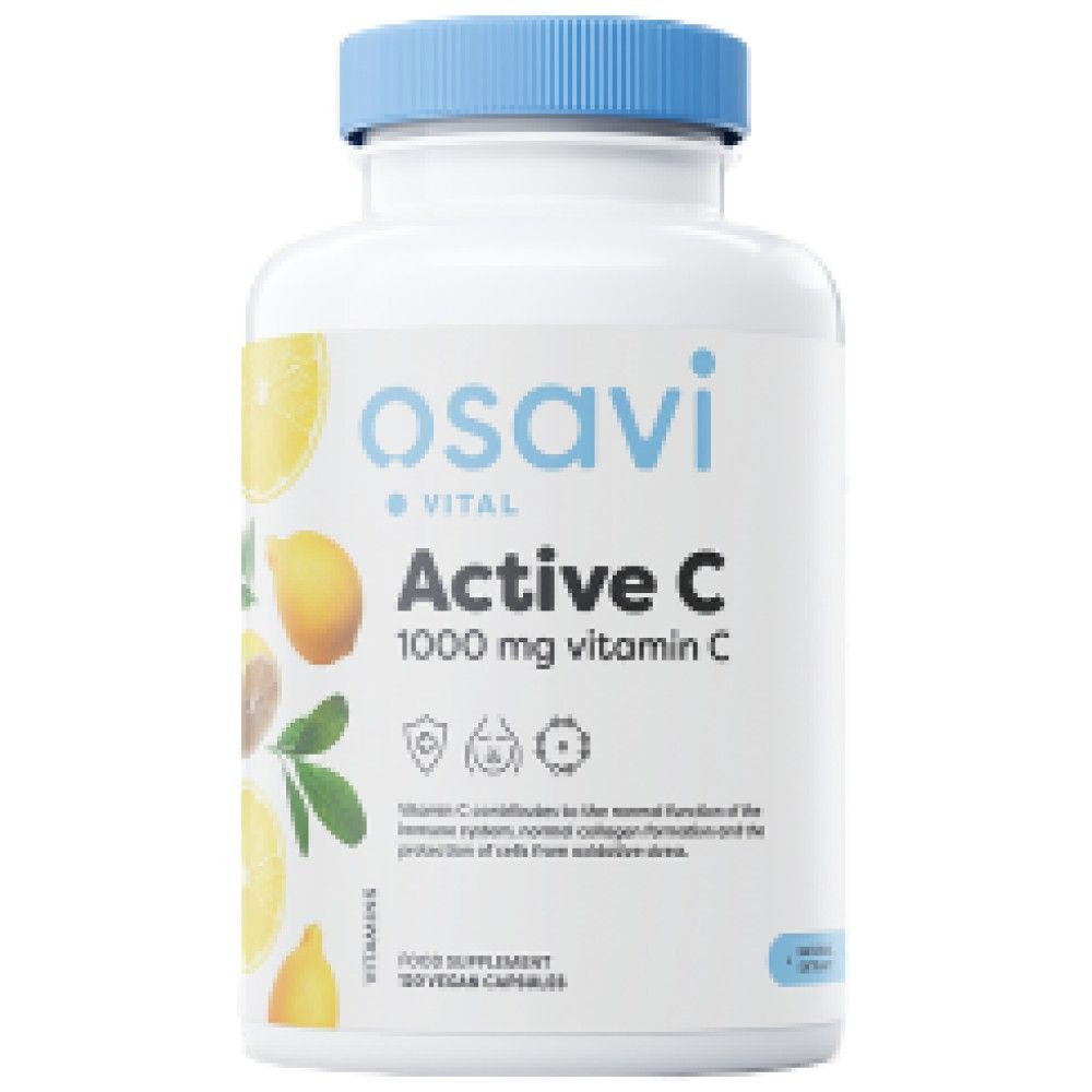 Aktives C 1000 mg | PureWay-C® mit Zitrus-Bioflavonoiden und Acerola – 120 Kapseln