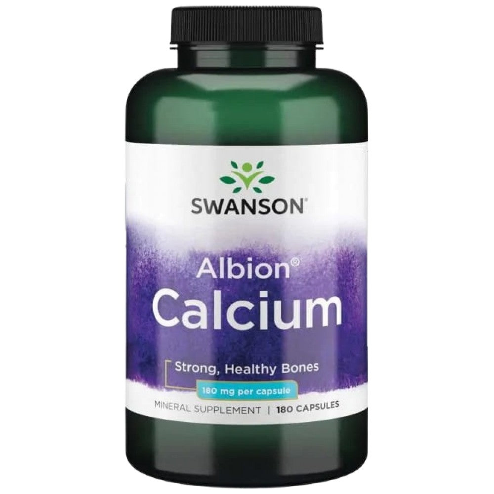 Albion Chelatiertes Calcium 180 mg 180 Kapseln