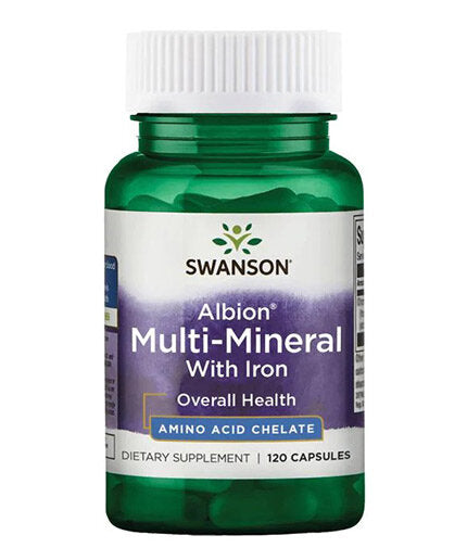 Albion Multi-Mineral mit Eisen – 120 Kapseln