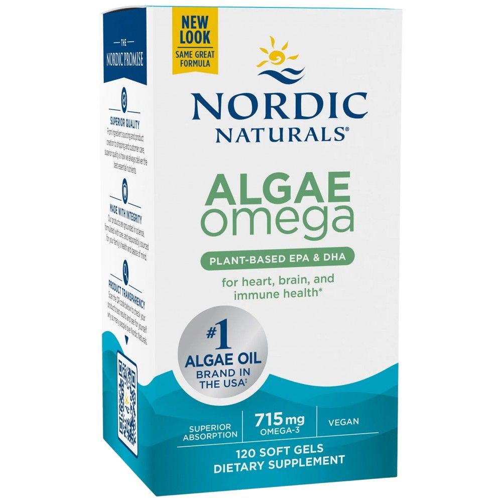Algen Omega 715 mg – 120 Gelkapseln